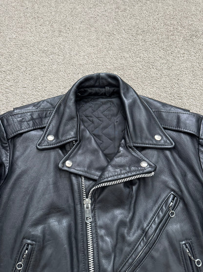 1960s Vintage Lesco Biker Perfecto Leather Jacket
