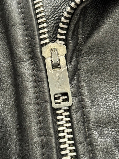 1960s Vintage Lesco Biker Perfecto Leather Jacket
