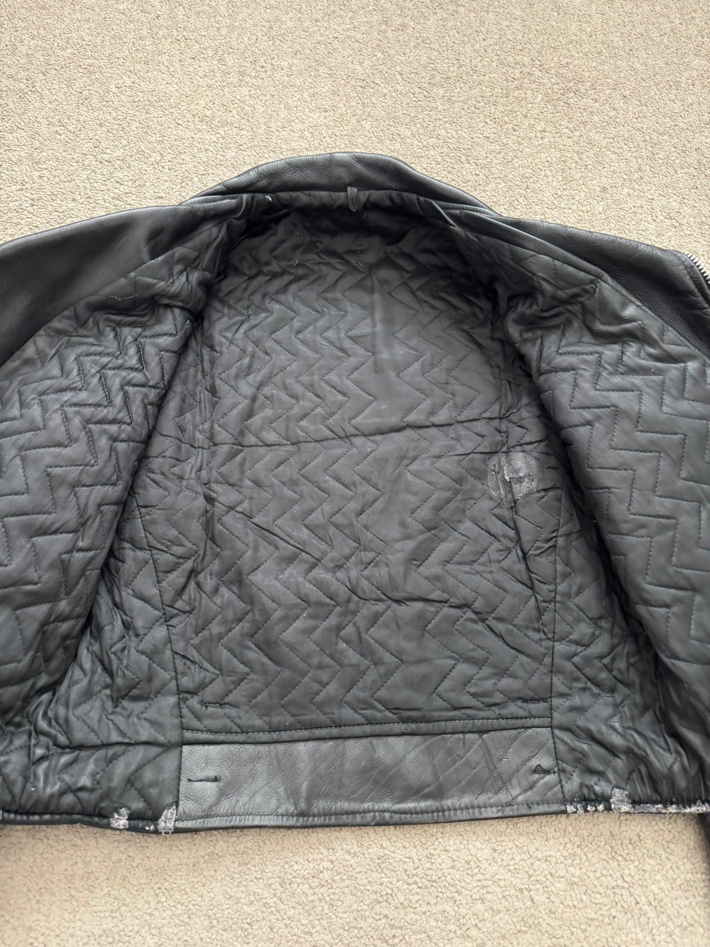 1960s Vintage Lesco Biker Perfecto Leather Jacket