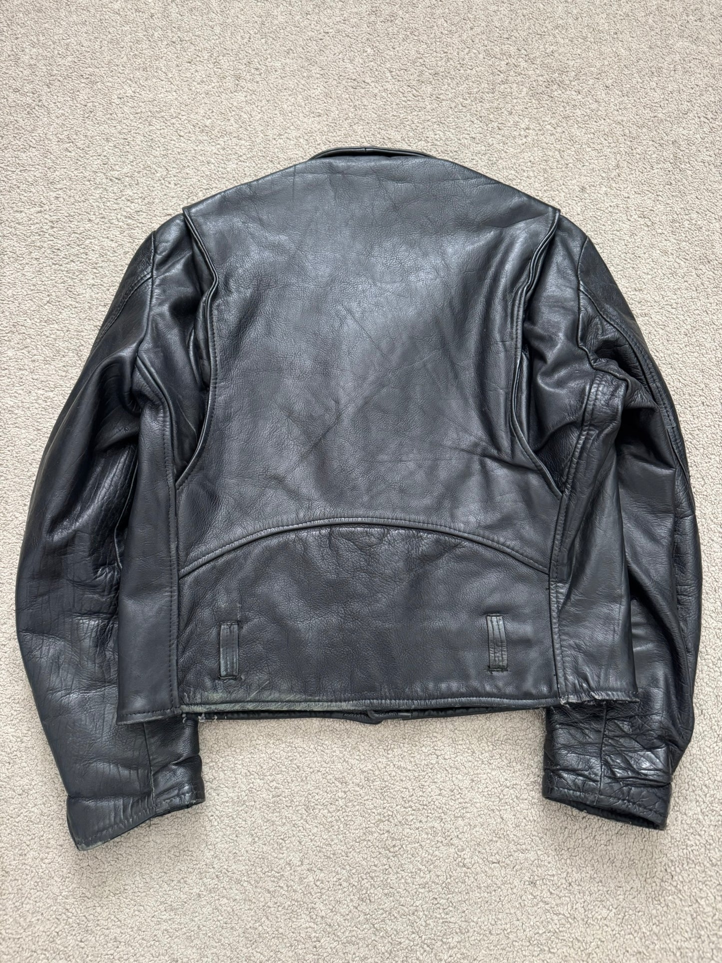 1960s Vintage Lesco Biker Perfecto Leather Jacket