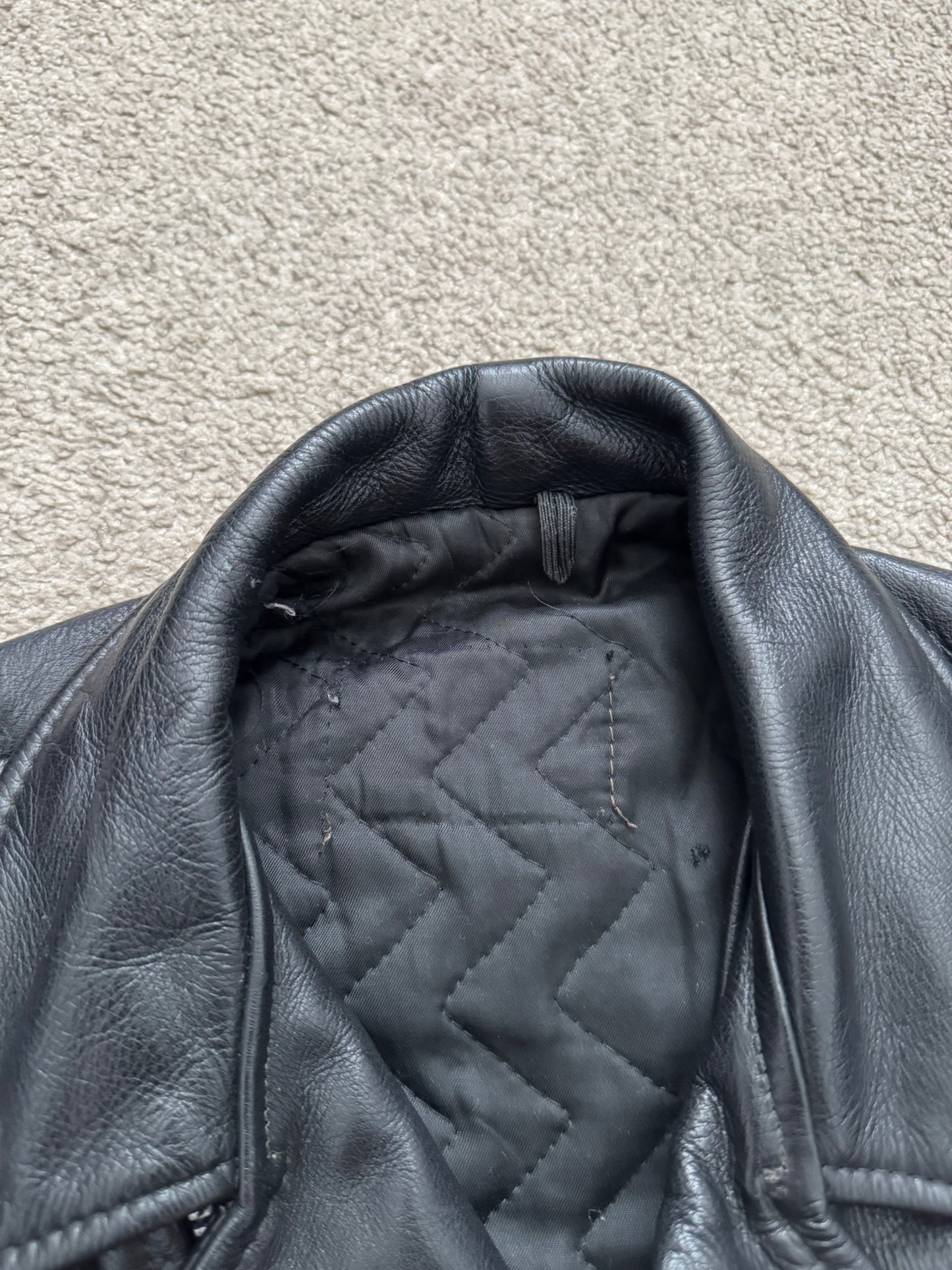 1960s Vintage Lesco Biker Perfecto Leather Jacket