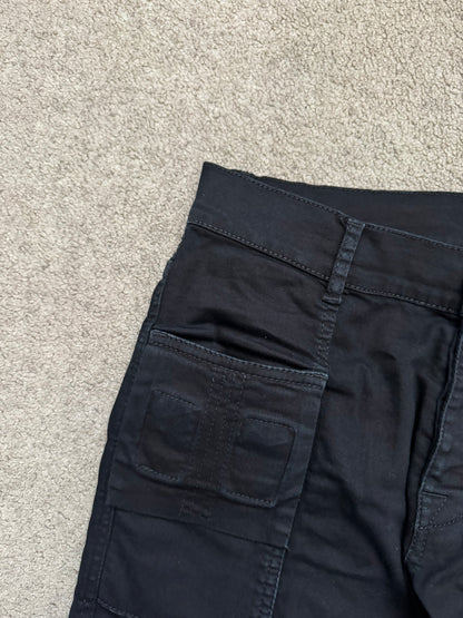 FW14 Rick Owens DRKSHDW Black Memphis Cut Biker Denim Jeans