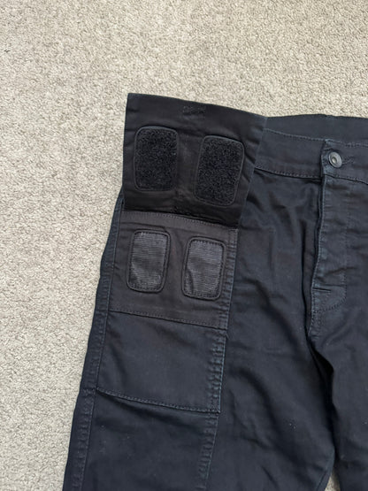 FW14 Rick Owens DRKSHDW Black Memphis Cut Biker Denim Jeans