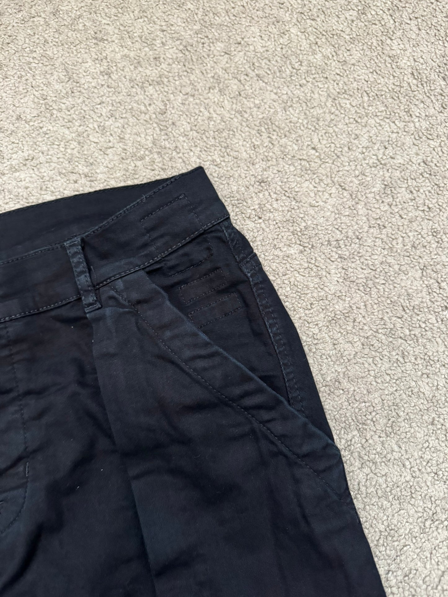 FW14 Rick Owens DRKSHDW Black Memphis Cut Biker Denim Jeans