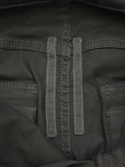 FW14 Rick Owens DRKSHDW Black Memphis Cut Biker Denim Jeans