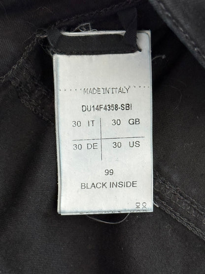 FW14 Rick Owens DRKSHDW Black Memphis Cut Biker Denim Jeans