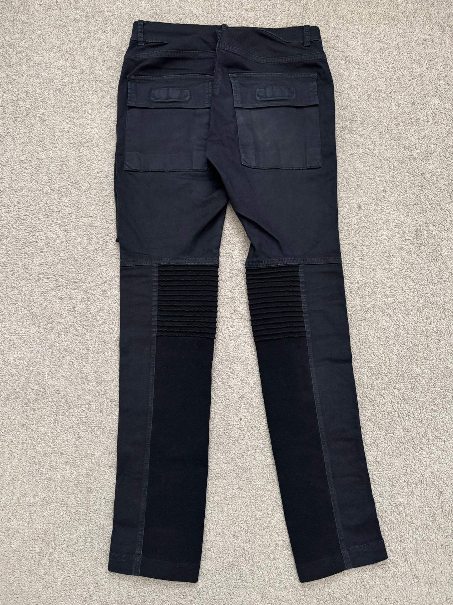 FW14 Rick Owens DRKSHDW Black Memphis Cut Biker Denim Jeans