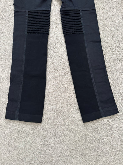 FW14 Rick Owens DRKSHDW Black Memphis Cut Biker Denim Jeans