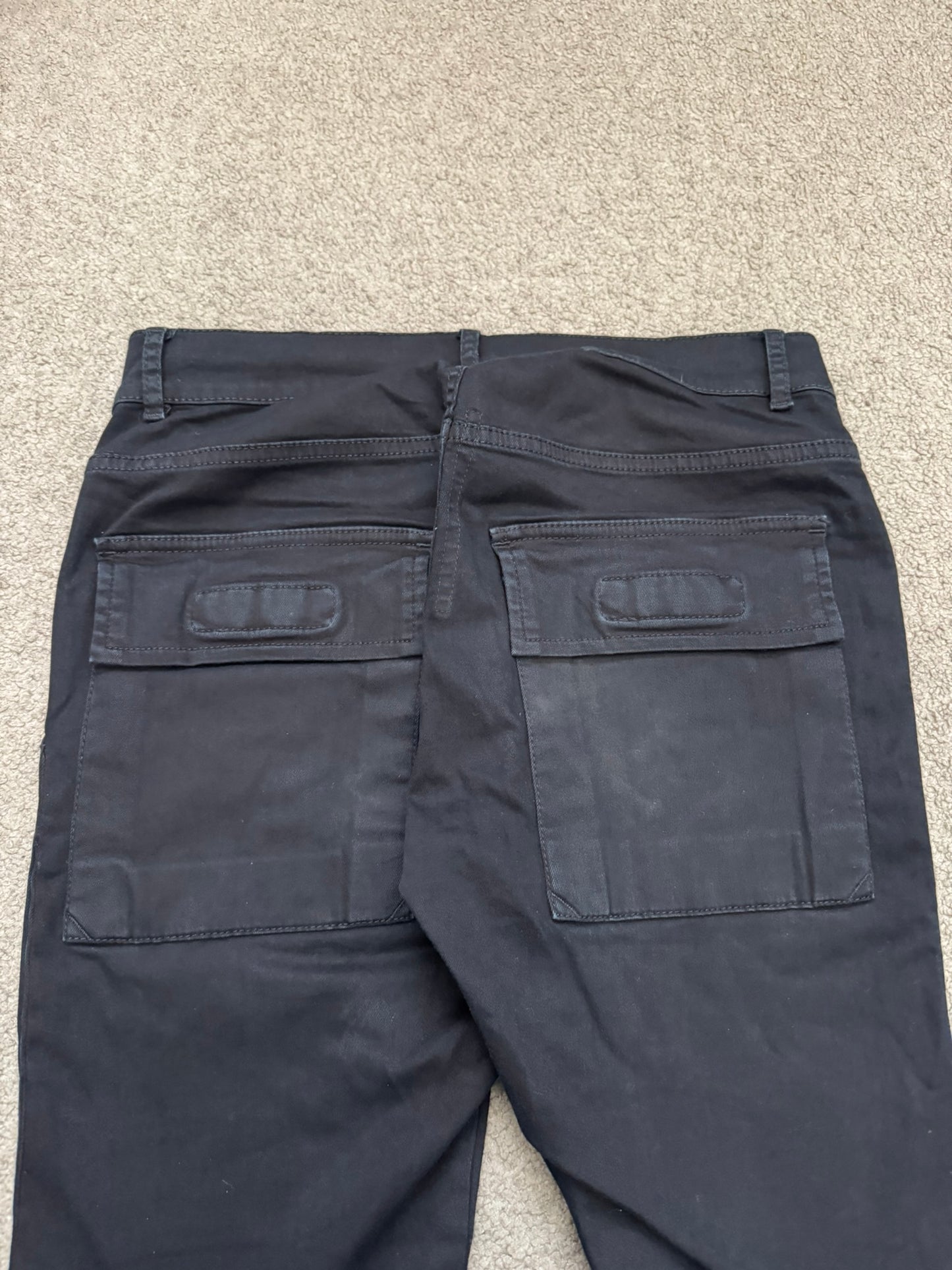 FW14 Rick Owens DRKSHDW Black Memphis Cut Biker Denim Jeans
