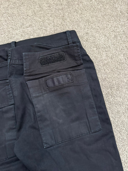 FW14 Rick Owens DRKSHDW Black Memphis Cut Biker Denim Jeans