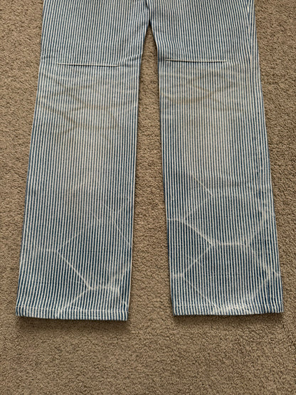 SS08 Number (N)ine Mudwash Hickory Striped Denim Jeans