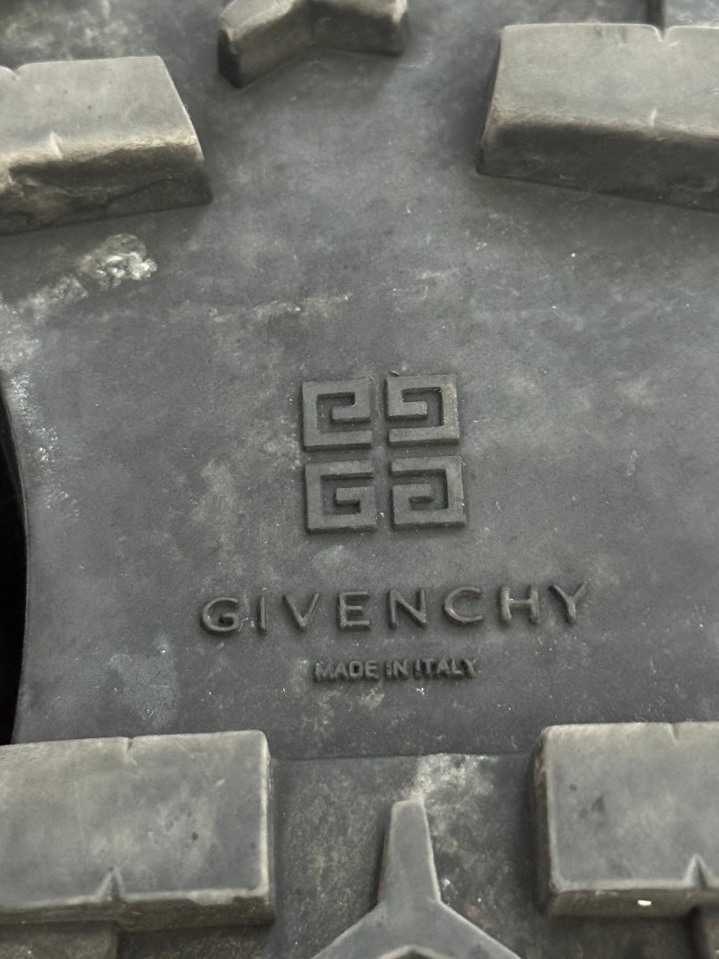 FW23 Givenchy "Timberland" Black Leather Ankle Work Boots