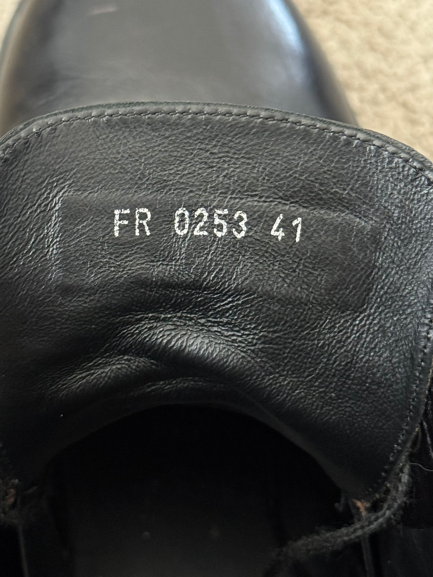 FW23 Givenchy "Timberland" Black Leather Ankle Work Boots