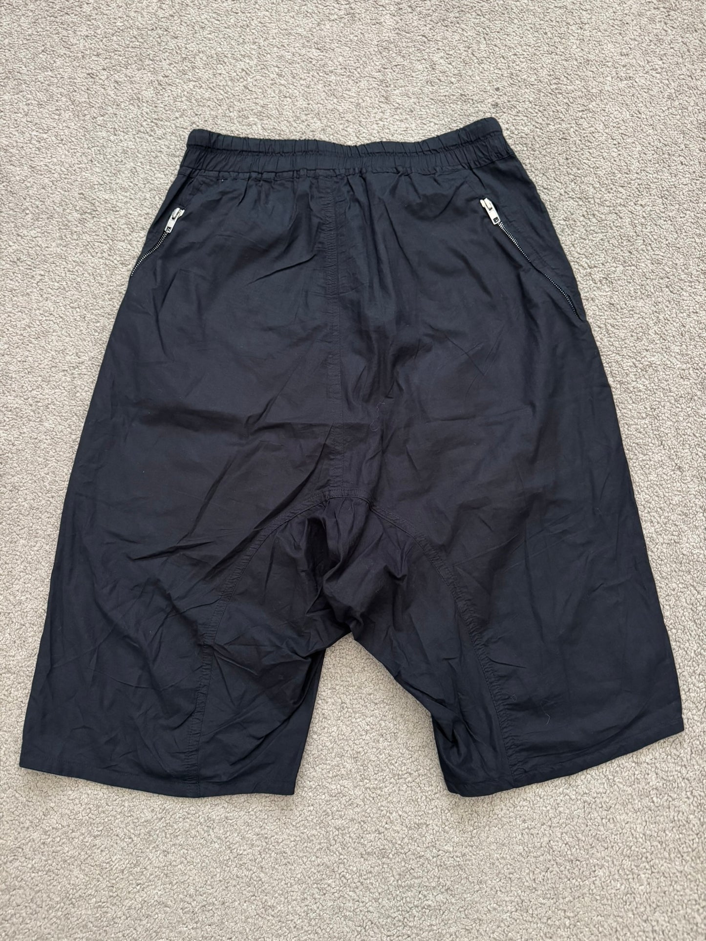 SS16 Rick Owens Mainline "Cyclops" Basket Swinger Shorts