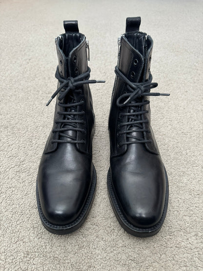 FW14 Saint Laurent by Hedi Slimane Ranger Dual Zip Combat Boots