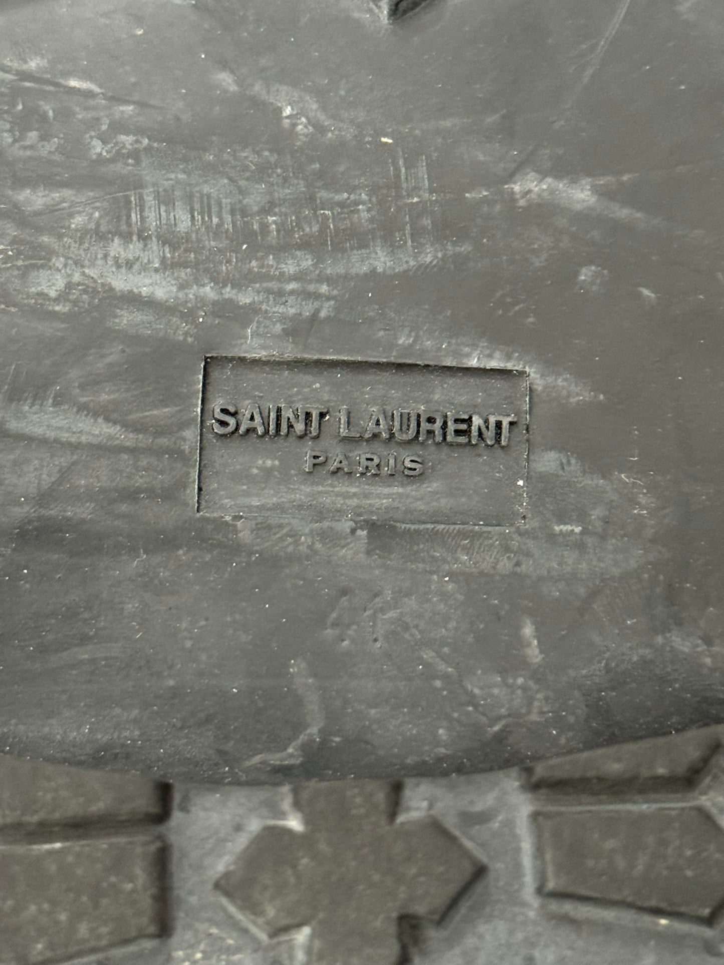 FW14 Saint Laurent by Hedi Slimane Ranger Dual Zip Combat Boots