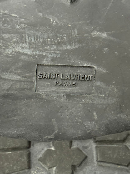 FW14 Saint Laurent by Hedi Slimane Ranger Dual Zip Combat Boots