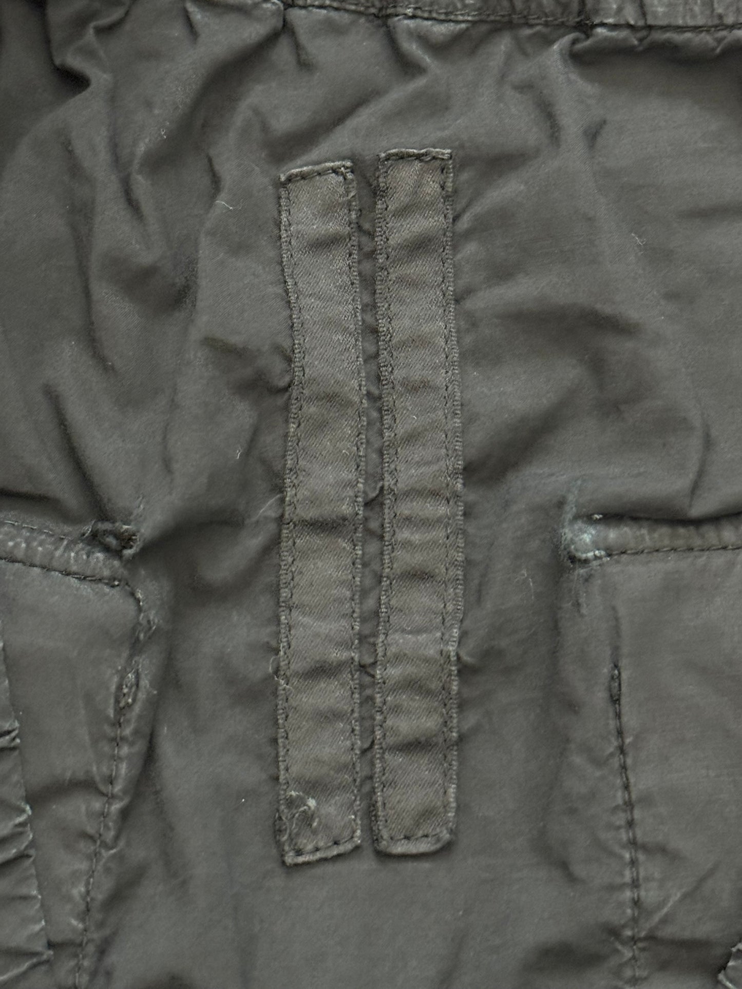 SS11 Rick Owens DRKSHDW Black Cotton Poplin Pods Shorts