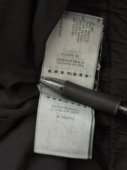 SS11 Rick Owens DRKSHDW Black Cotton Poplin Pods Shorts