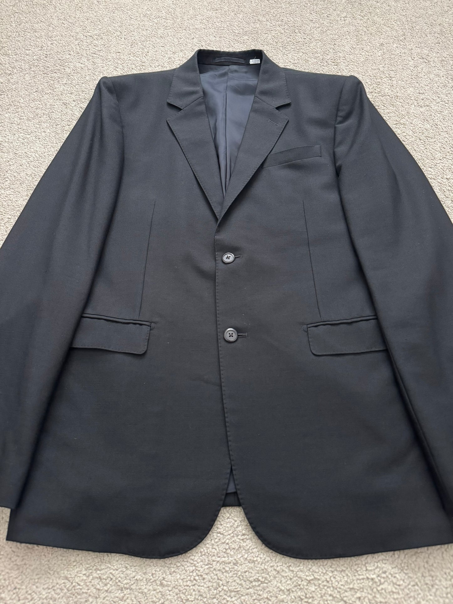 SS17 Lad Musician Black Lightweight Blazer Jacket