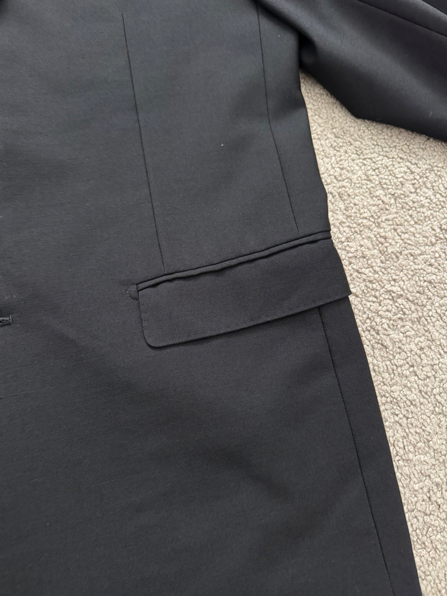 SS17 Lad Musician Black Lightweight Blazer Jacket