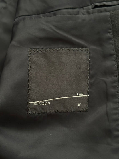 SS17 Lad Musician Black Lightweight Blazer Jacket