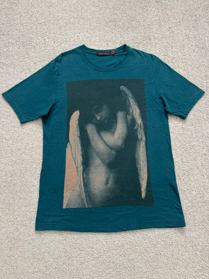 SS07 Undercover "Dark Angel" Graphic Teal T Shirt