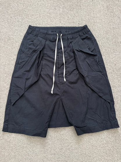 SS16 Rick Owens Mainline Black Angel/Lung Pods Shorts