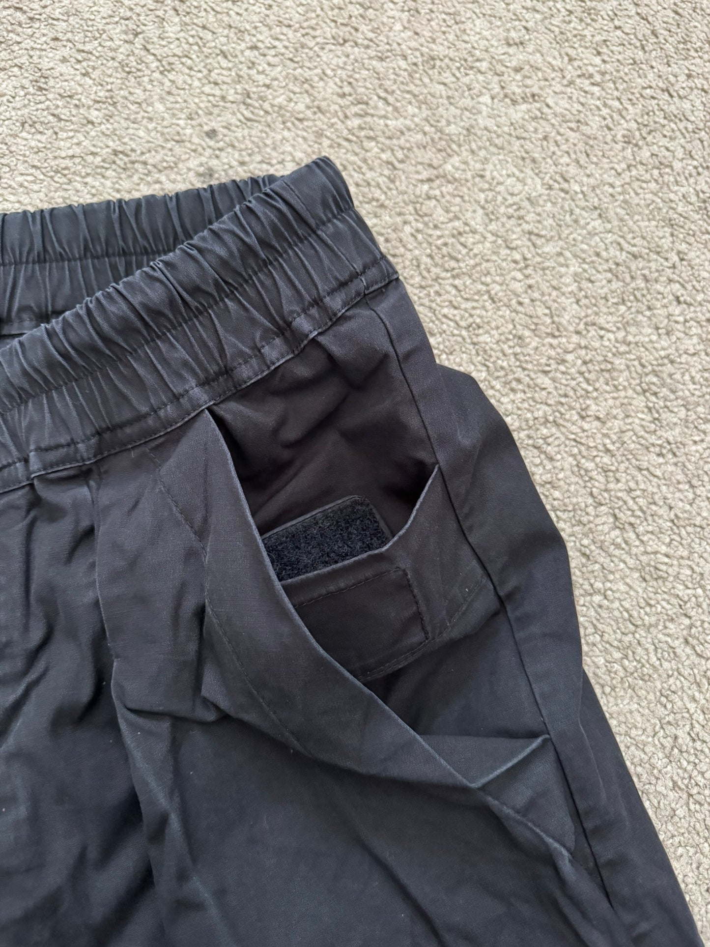 SS16 Rick Owens Mainline Black Angel/Lung Pods Shorts