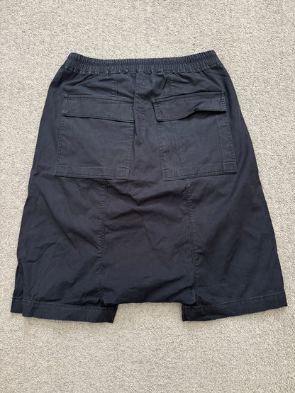 SS16 Rick Owens Mainline Black Angel/Lung Pods Shorts