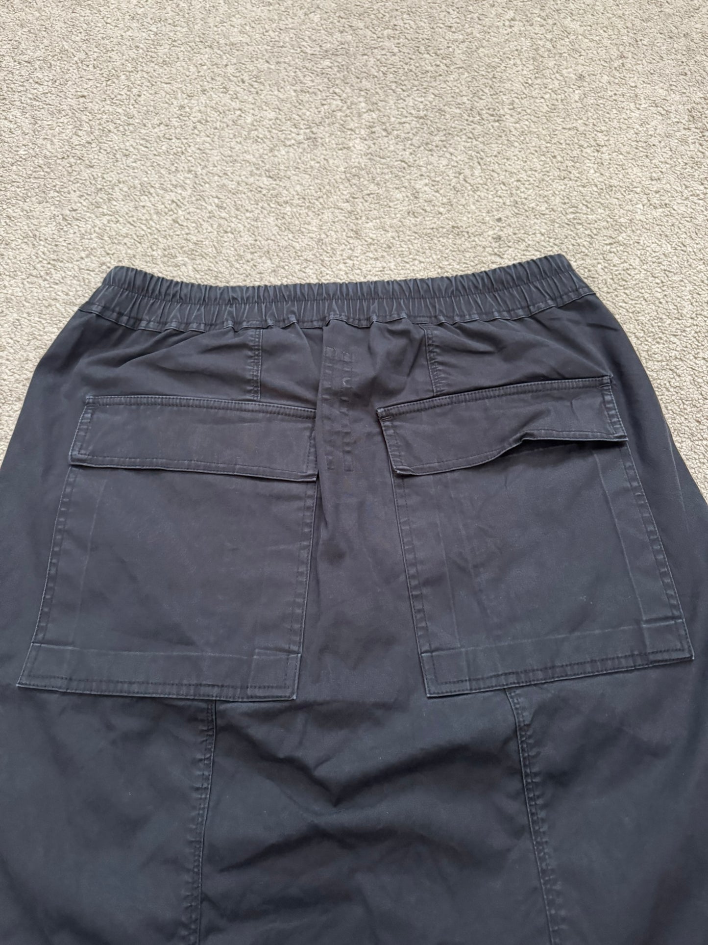 SS16 Rick Owens Mainline Black Angel/Lung Pods Shorts