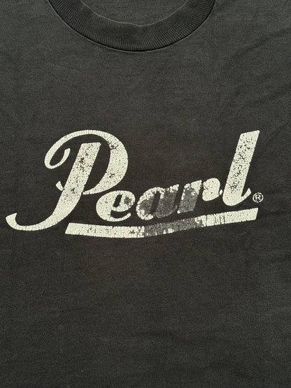 1990s Vintage Pearl Drums Distressed Thrashed T Shirt