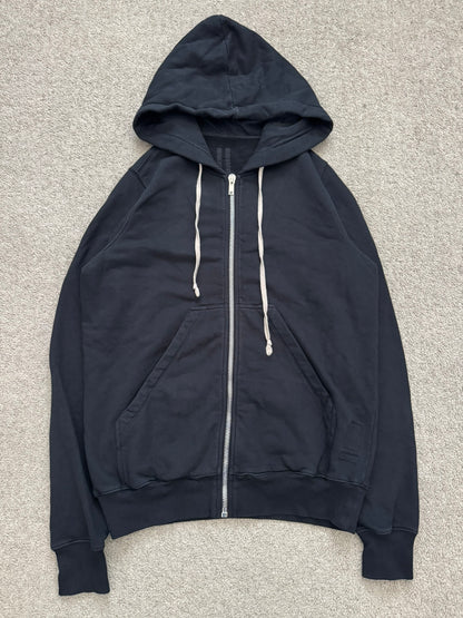 FW16 Rick Owens DRKSHDW Black Felpa Jason Zip Up Hoodie