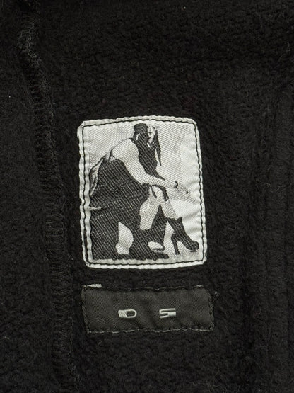 FW16 Rick Owens DRKSHDW Black Felpa Jason Zip Up Hoodie