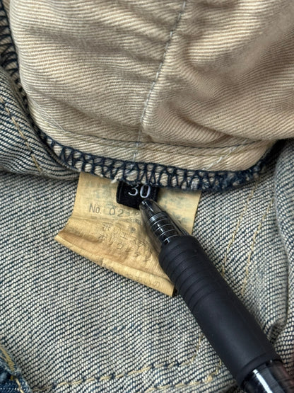 Hysteric Glamour Distressed Patch Studded Denim Jeans