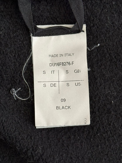 FW16 Rick Owens DRKSHDW Black Felpa Jason Zip Up Hoodie
