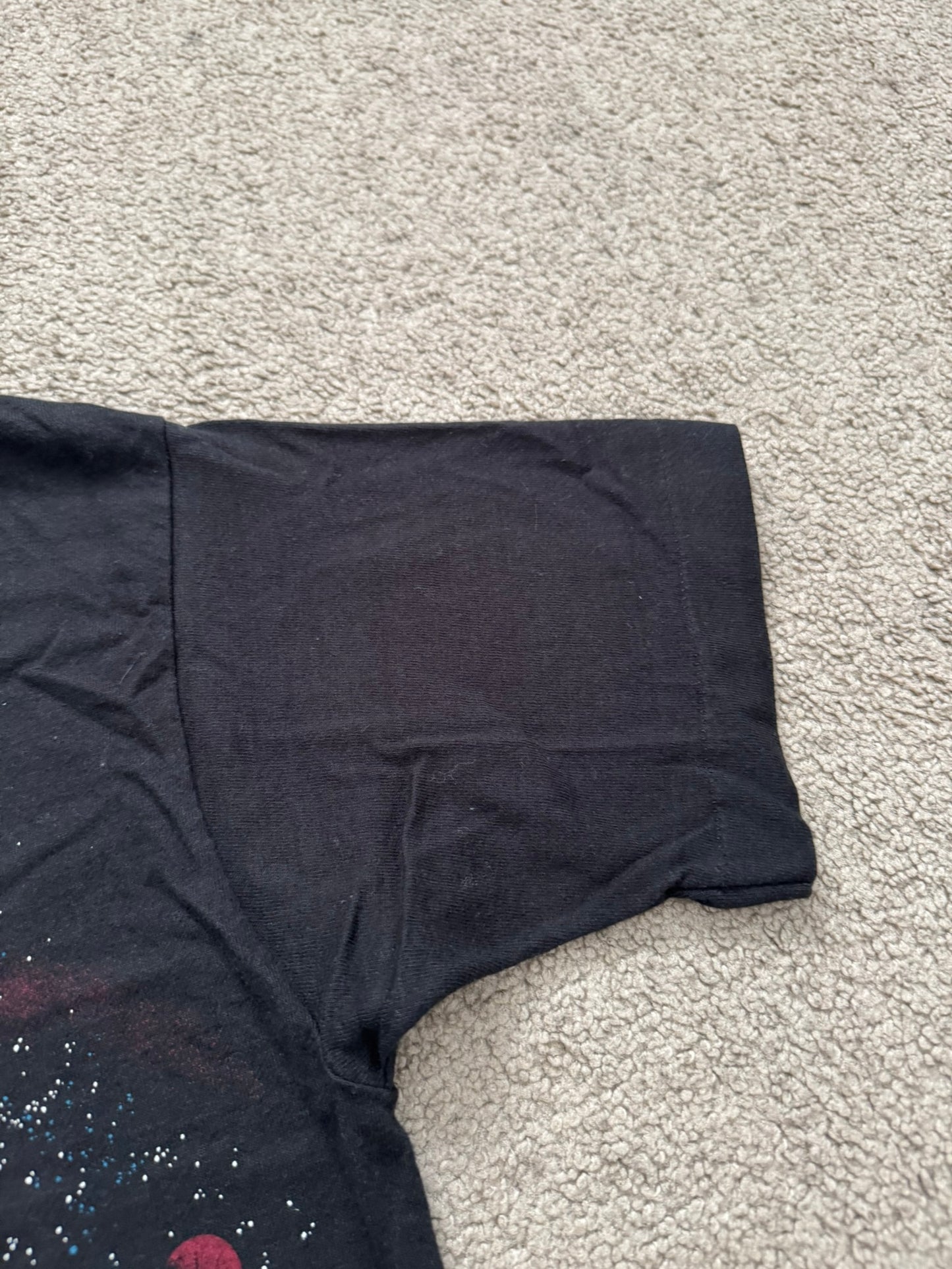 1990s Vintage Star Wars Death Star X-Wing Chrome T Shirt