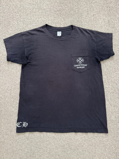 Vintage Chrome Hearts Thrashed Tokyo Maltese Cross T Shirt