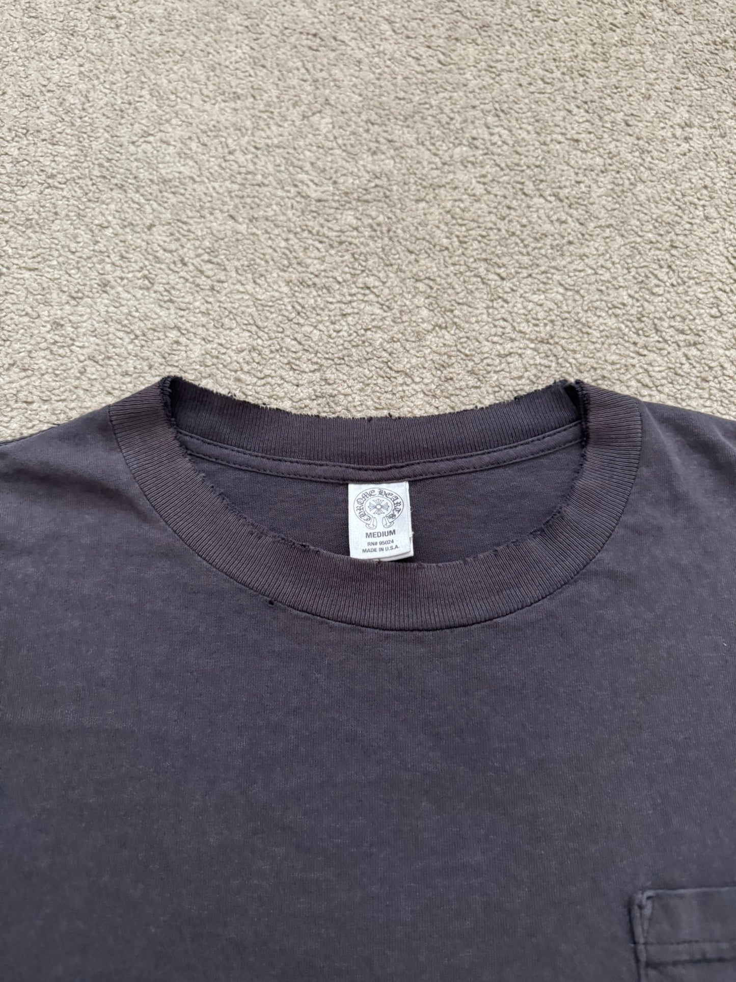 Vintage Chrome Hearts Thrashed Tokyo Maltese Cross T Shirt