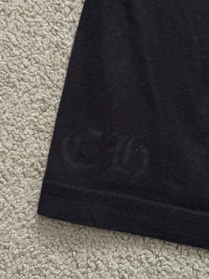 Chrome Hearts Red Vine Dagger Scroll Logo Pocket T Shirt