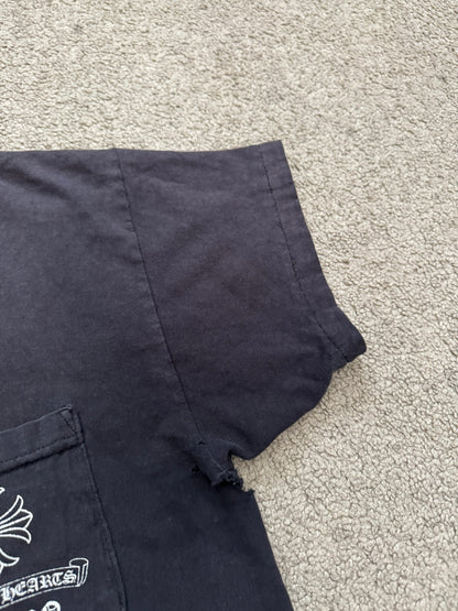 Vintage Chrome Hearts Thrashed Tokyo Maltese Cross T Shirt