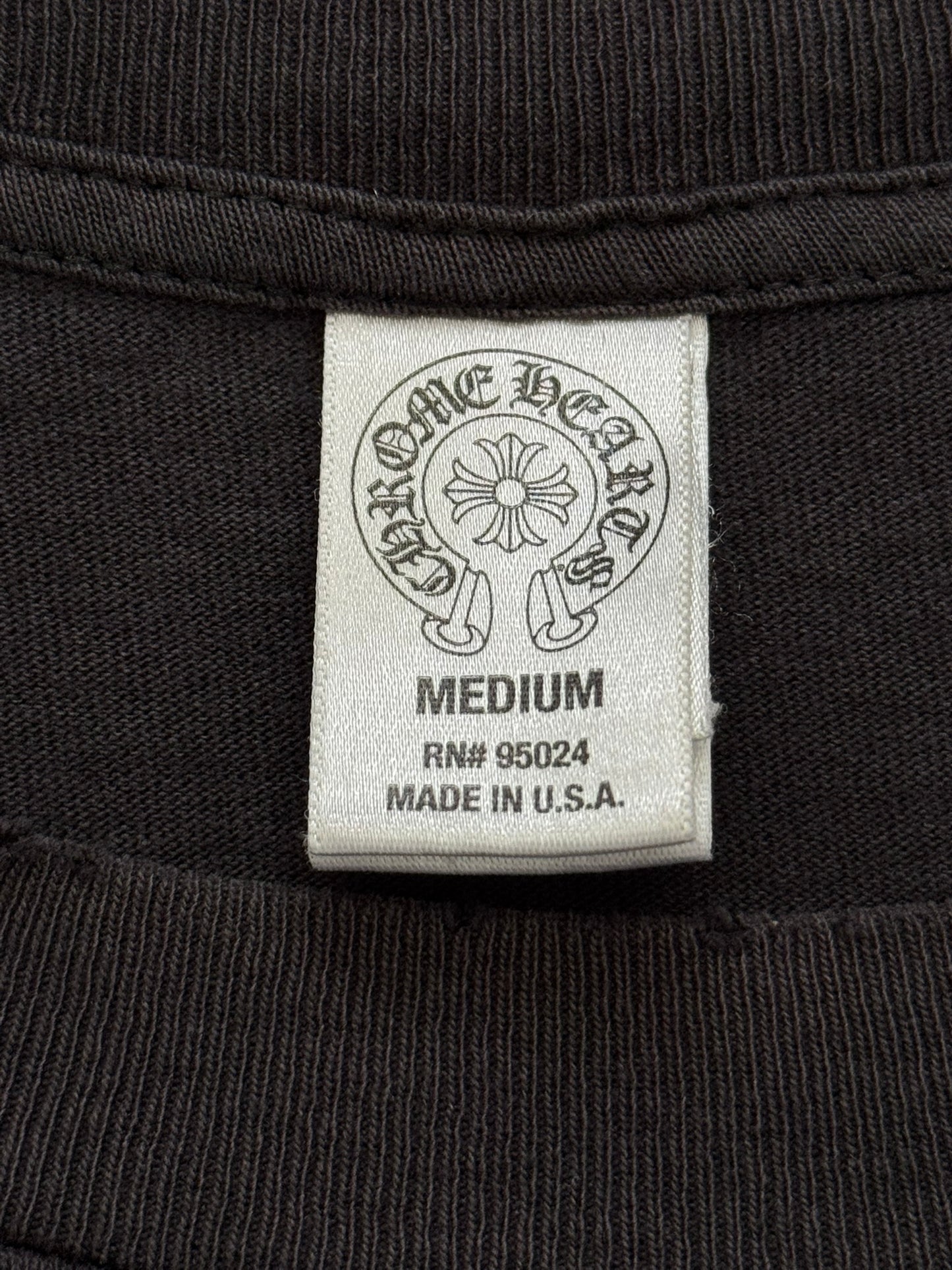 Vintage Chrome Hearts Thrashed Tokyo Maltese Cross T Shirt