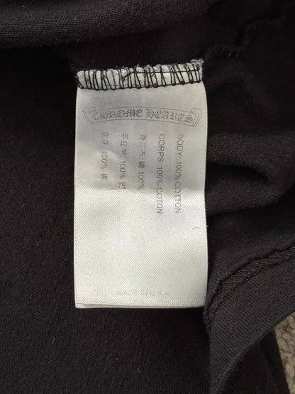 Chrome Hearts Red Vine Dagger Scroll Logo Pocket T Shirt