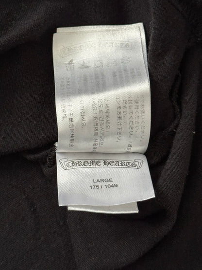 Chrome Hearts Red Vine Dagger Scroll Logo Pocket T Shirt