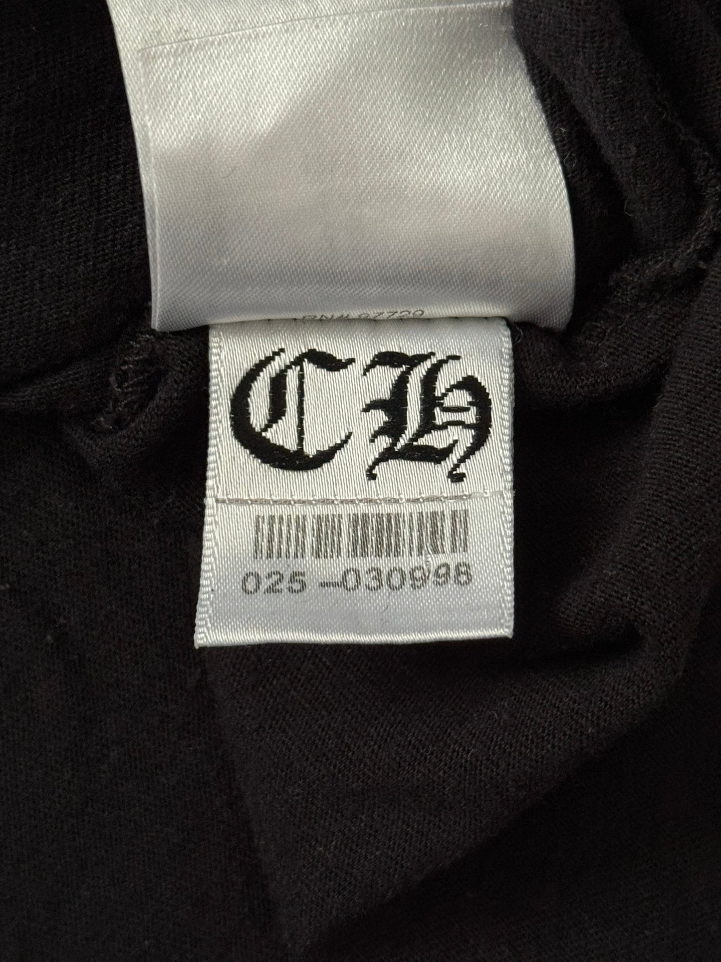 Chrome Hearts Red Vine Dagger Scroll Logo Pocket T Shirt