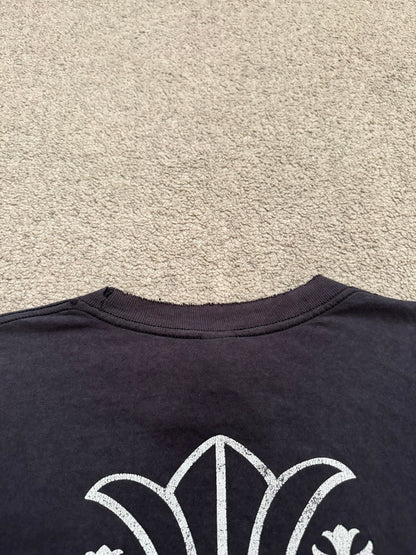Vintage Chrome Hearts Thrashed Tokyo Maltese Cross T Shirt