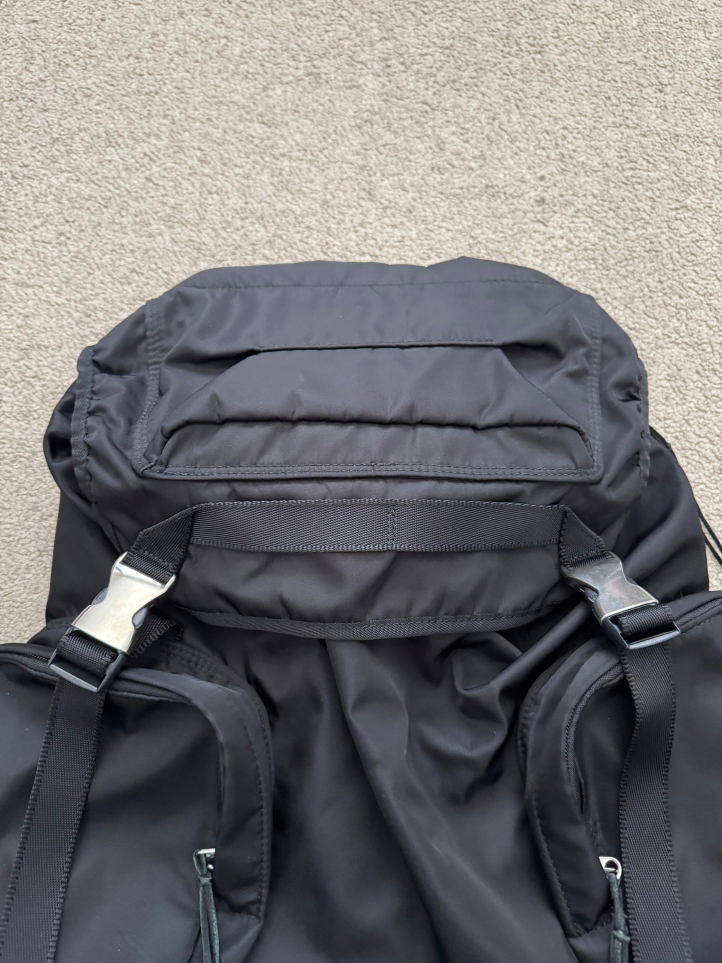 AW11 Undercover Prada GRT Black Nylon Utility Cargo Backpack