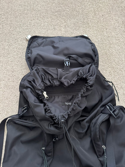 AW11 Undercover Prada GRT Black Nylon Utility Cargo Backpack
