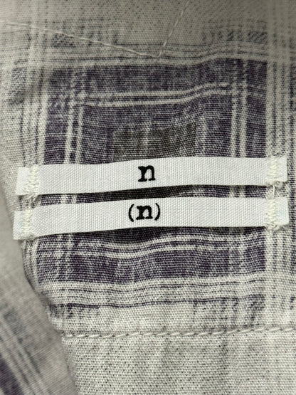 AW09 Number (N)ine Purple Western Snap Flannel Shirt