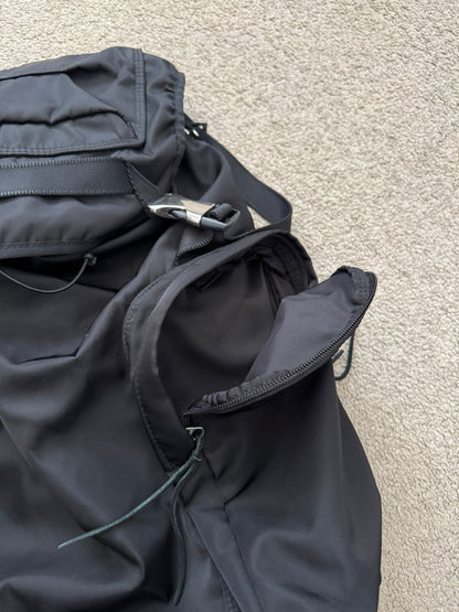 AW11 Undercover Prada GRT Black Nylon Utility Cargo Backpack